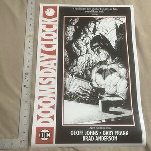 Doomsday Clock Batman DC Poster Super 2017 Limited Exclusive Origin 15x22.25